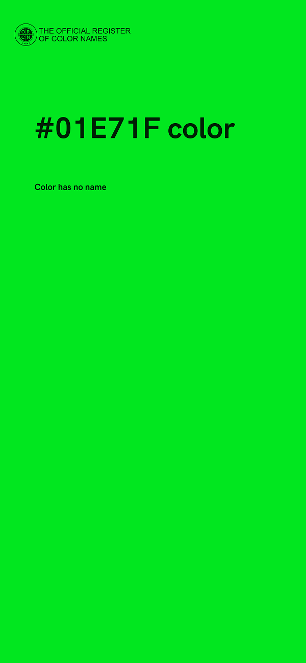 #01E71F color image