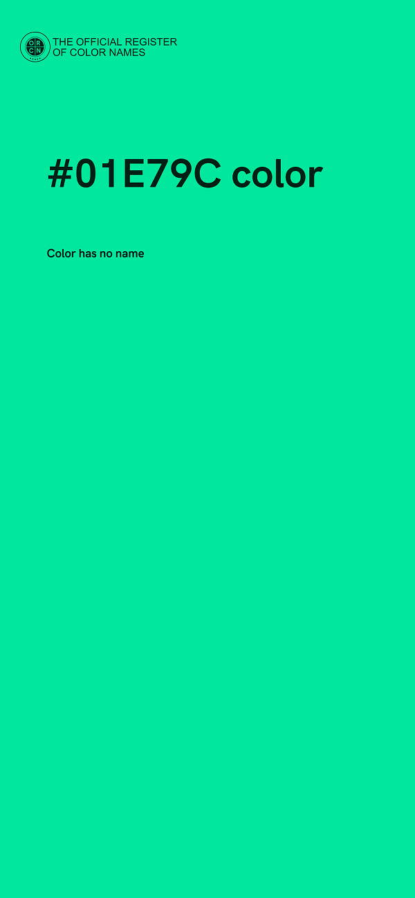 #01E79C color image