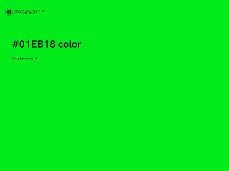 #01EB18 color image