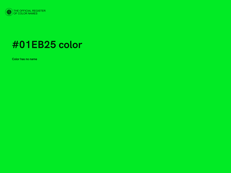 #01EB25 color image