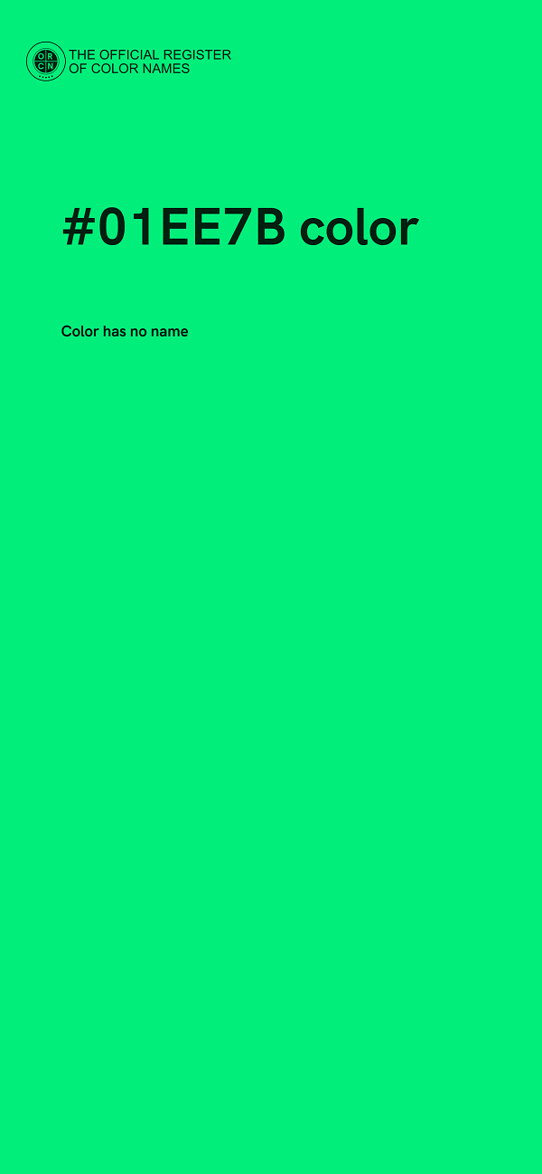#01EE7B color image