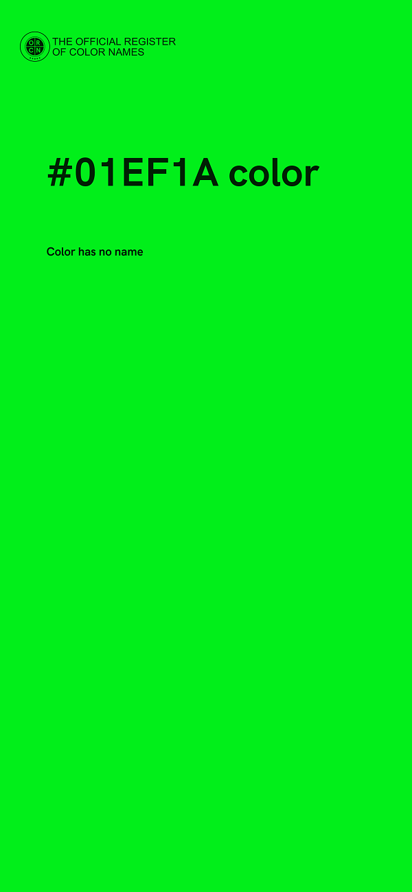 #01EF1A color image