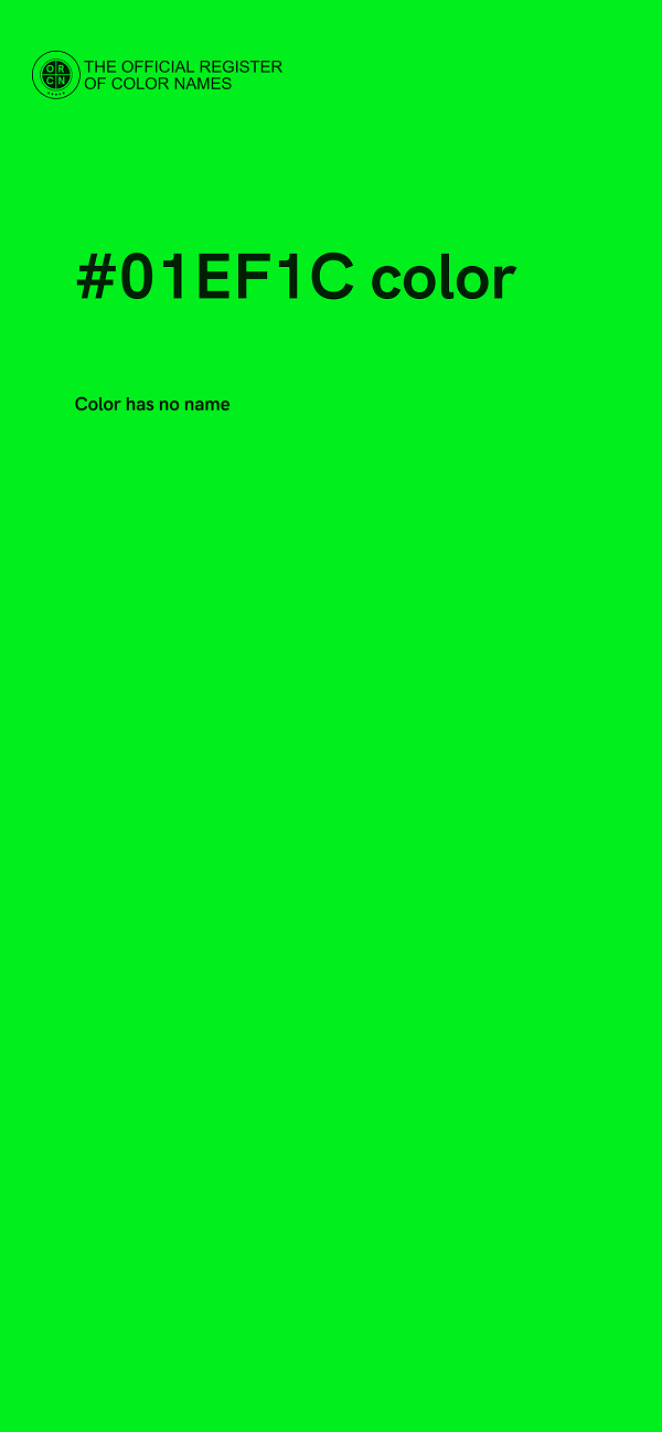 #01EF1C color image