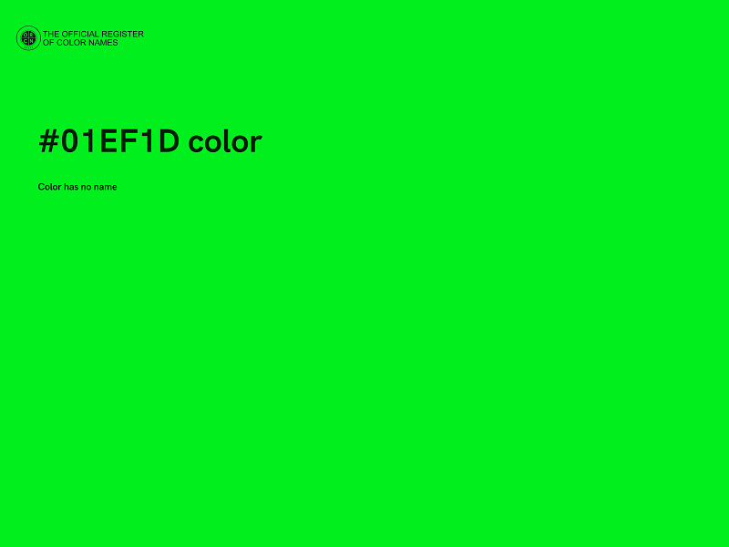 #01EF1D color image