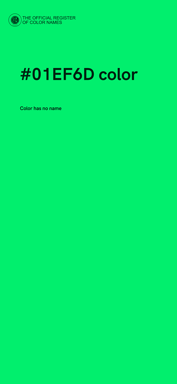 #01EF6D color image