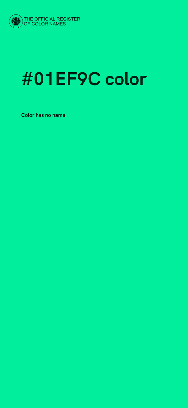 #01EF9C color image
