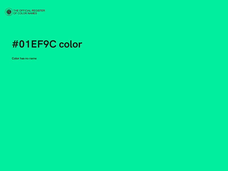 #01EF9C color image