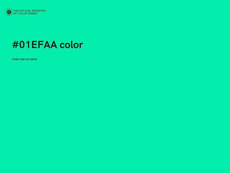 #01EFAA color image
