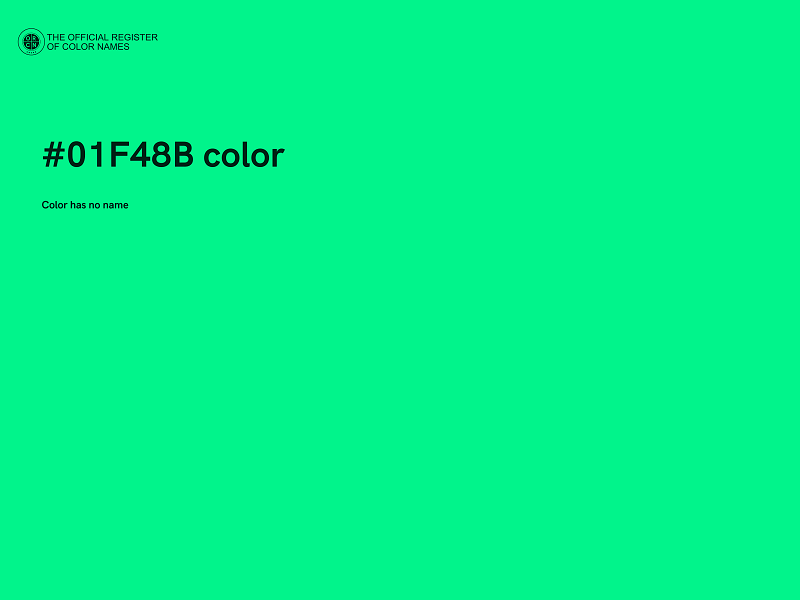 #01F48B color image