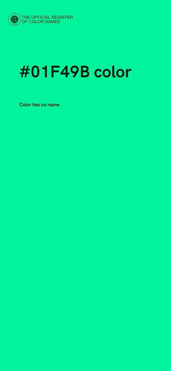 #01F49B color image