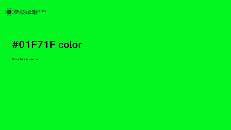 #01F71F color image