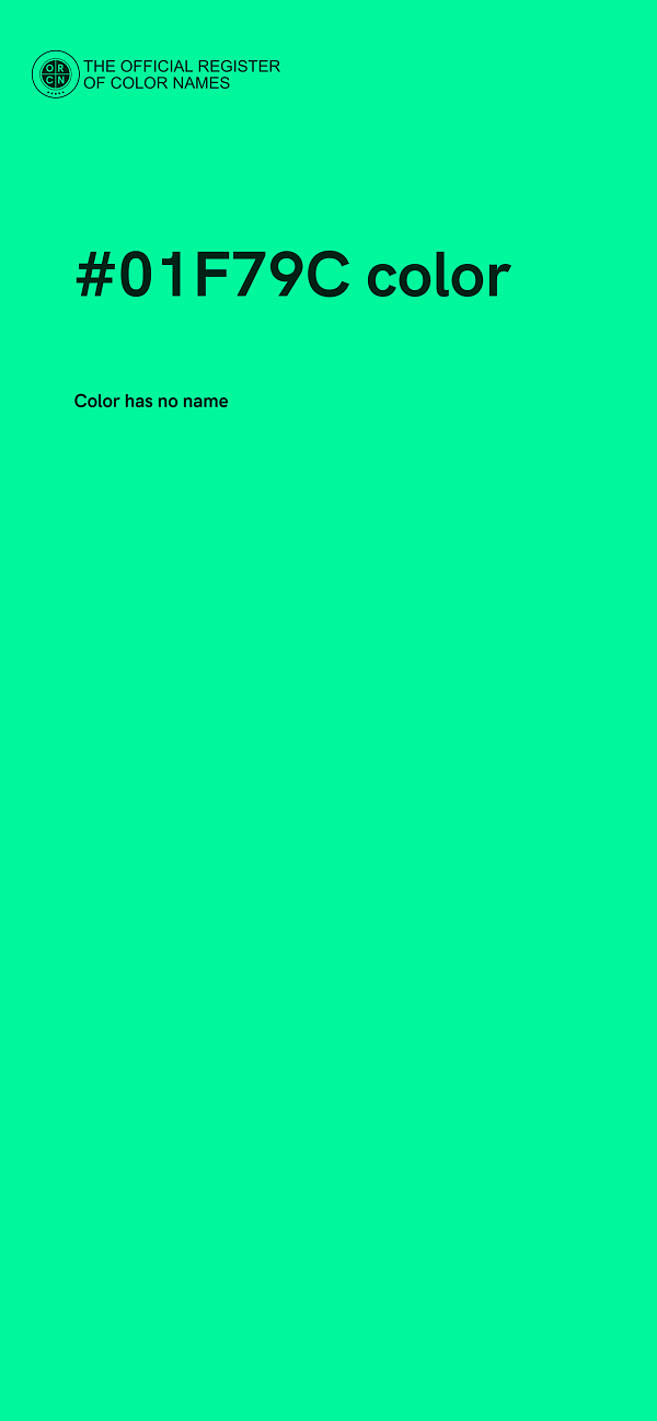#01F79C color image