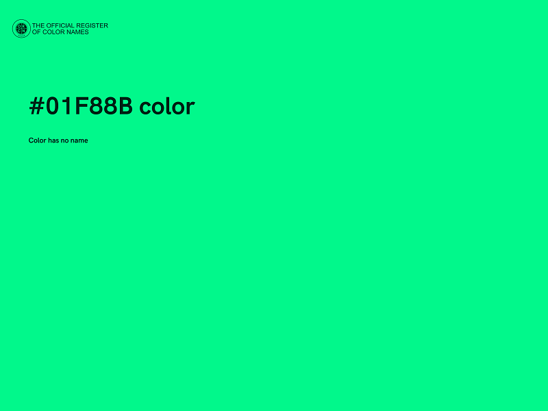 #01F88B color image