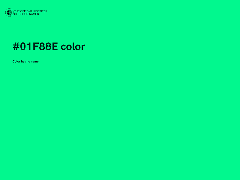 #01F88E color image