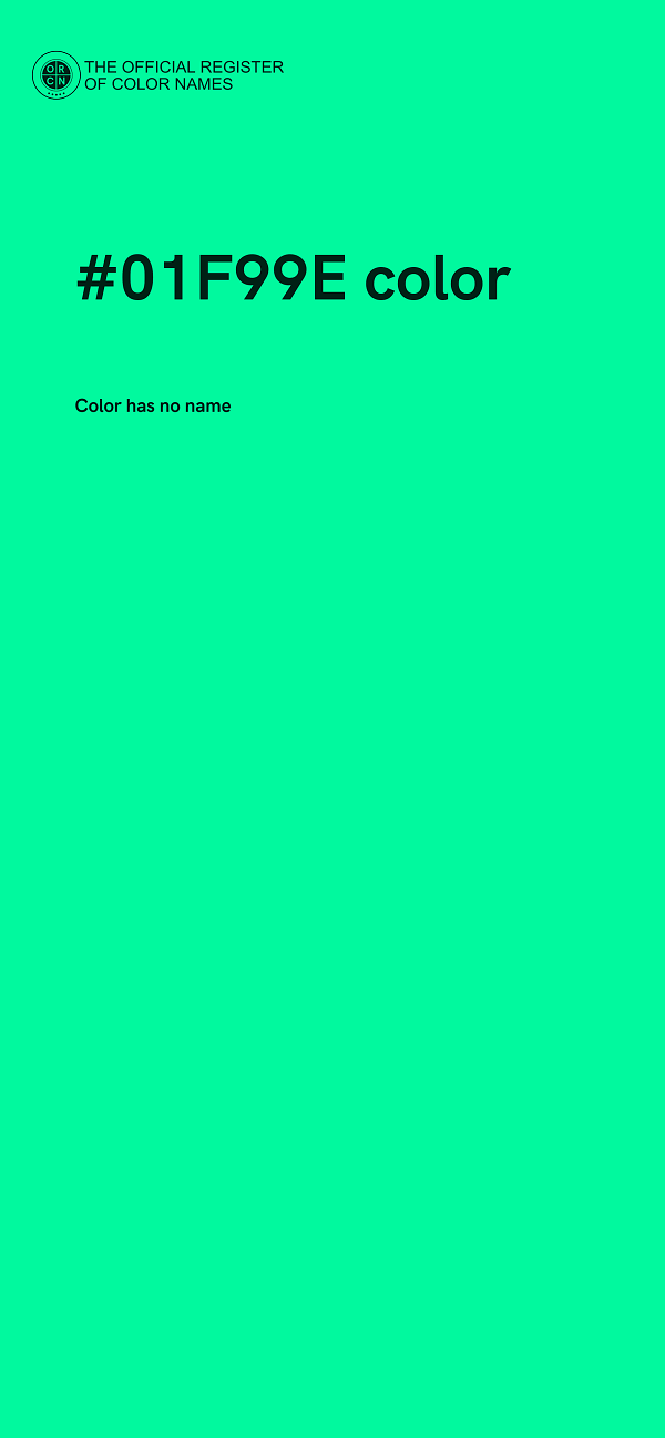 #01F99E color image