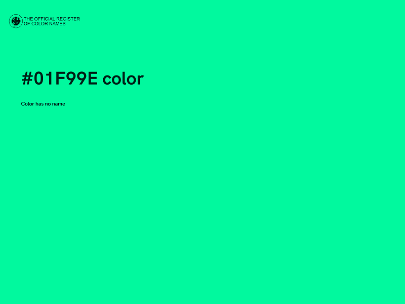 #01F99E color image