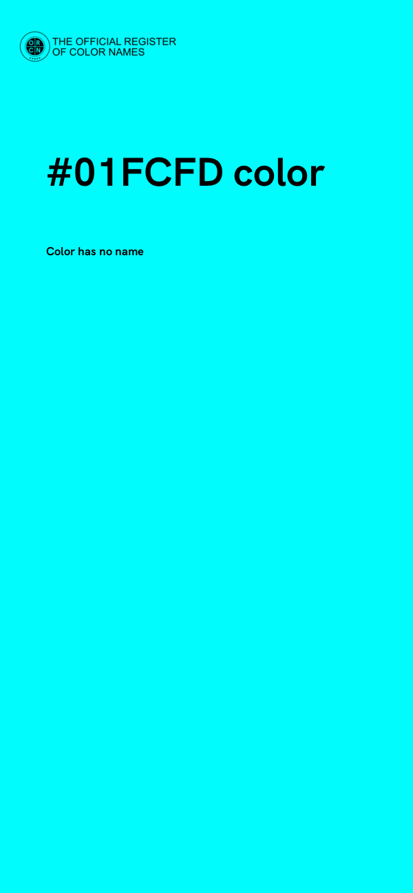#01FCFD color image