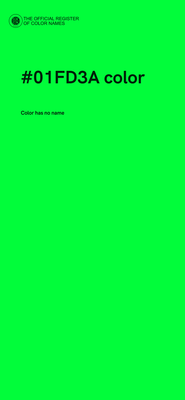#01FD3A color image