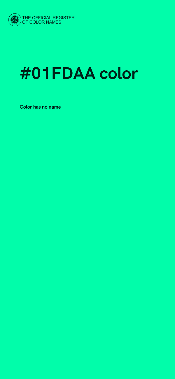 #01FDAA color image