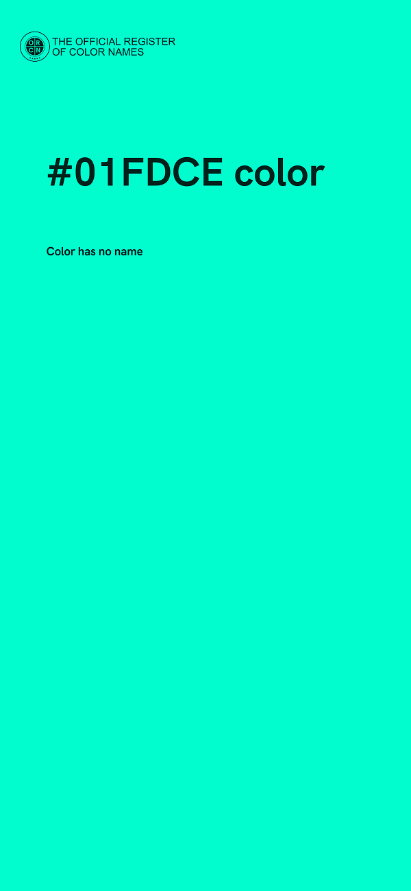 #01FDCE color image