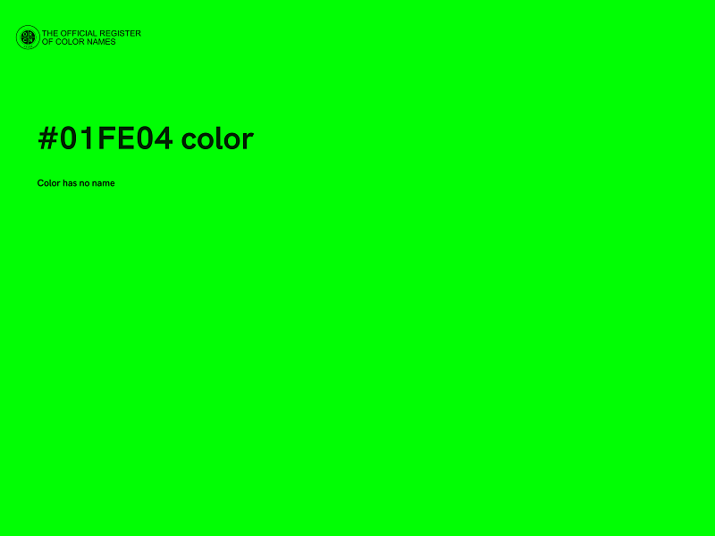 #01FE04 color image