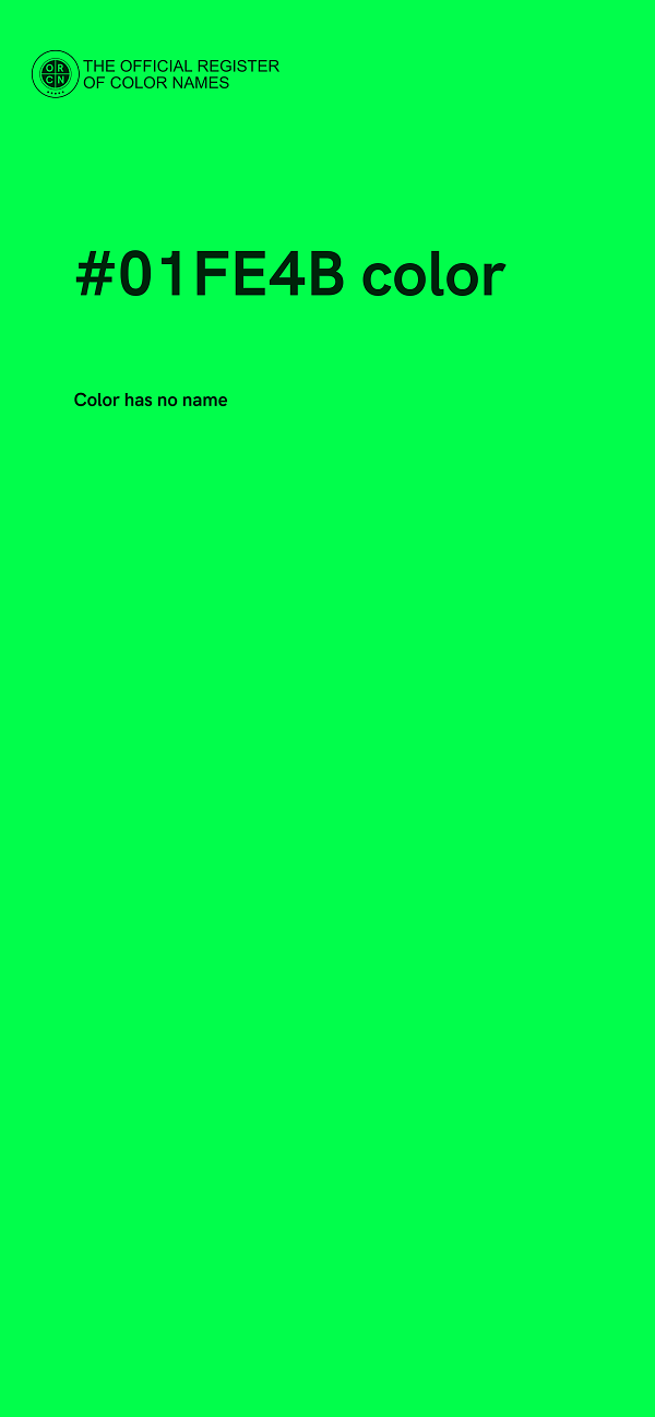 #01FE4B color image