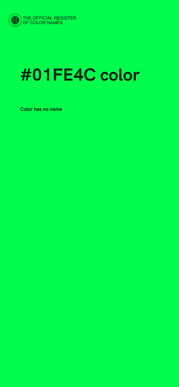 #01FE4C color image