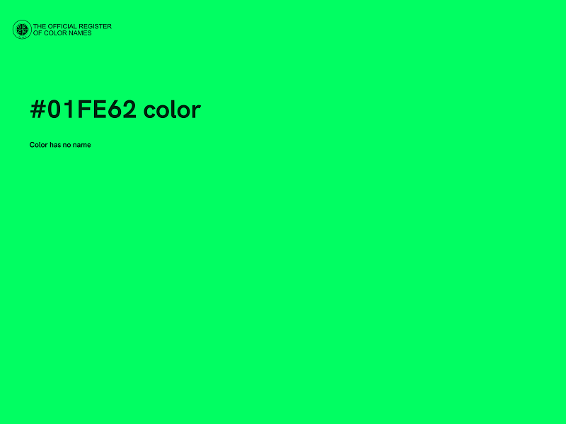 #01FE62 color image