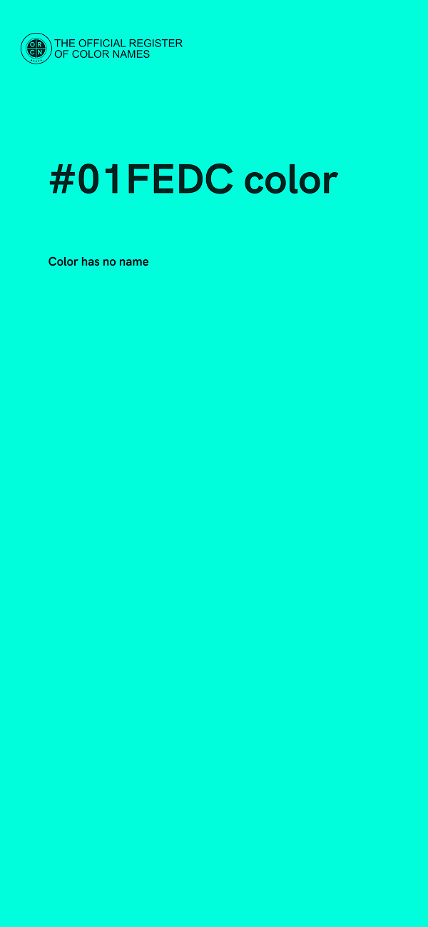 #01FEDC color image