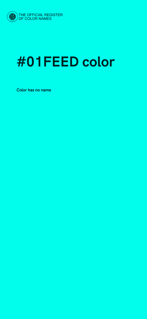 #01FEED color image