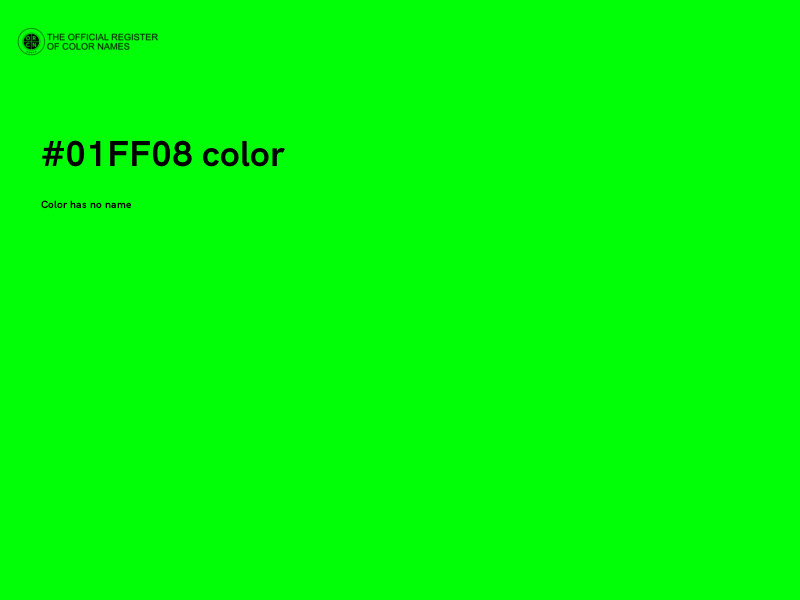 #01FF08 color image