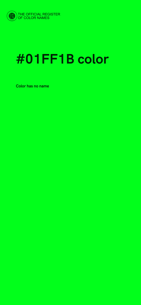 #01FF1B color image