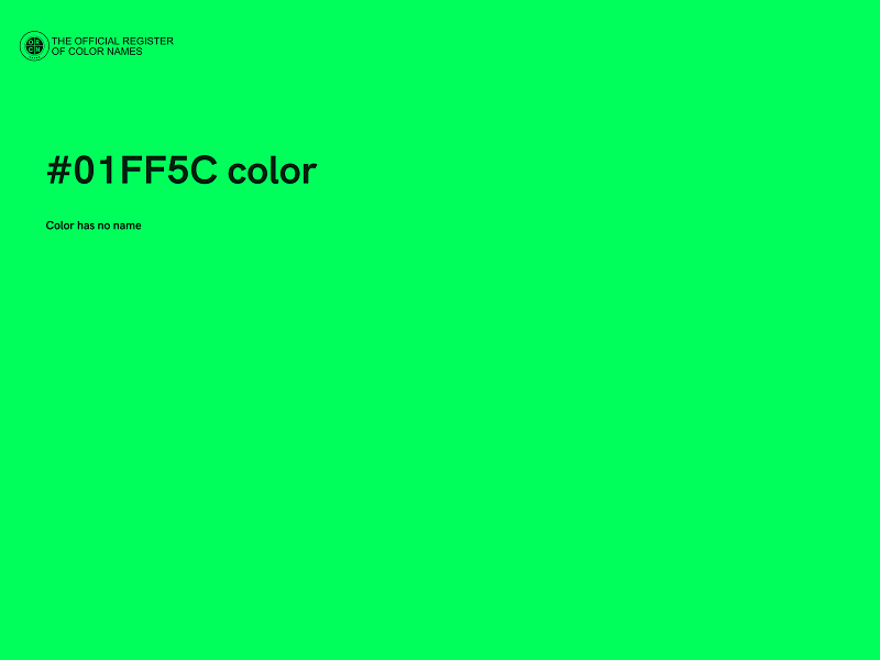 #01FF5C color image