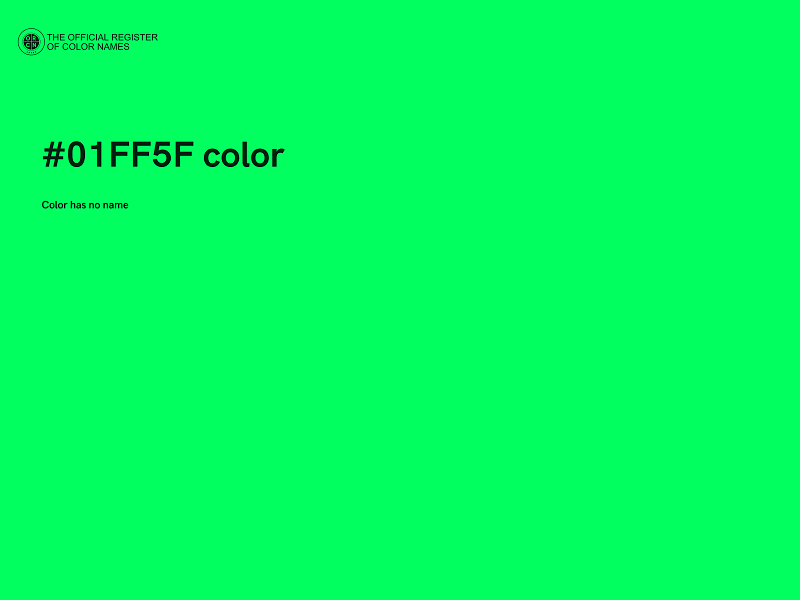 #01FF5F color image