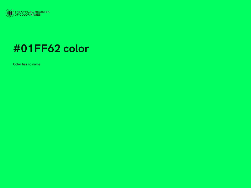 #01FF62 color image