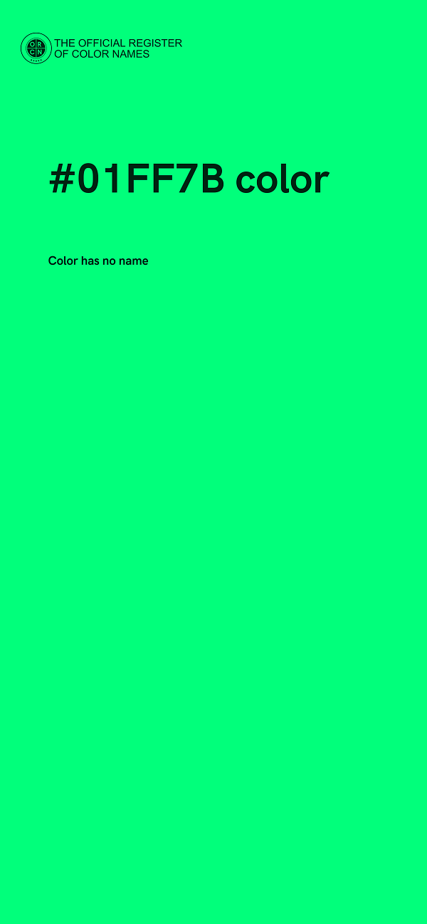 #01FF7B color image