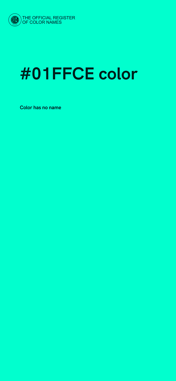 #01FFCE color image