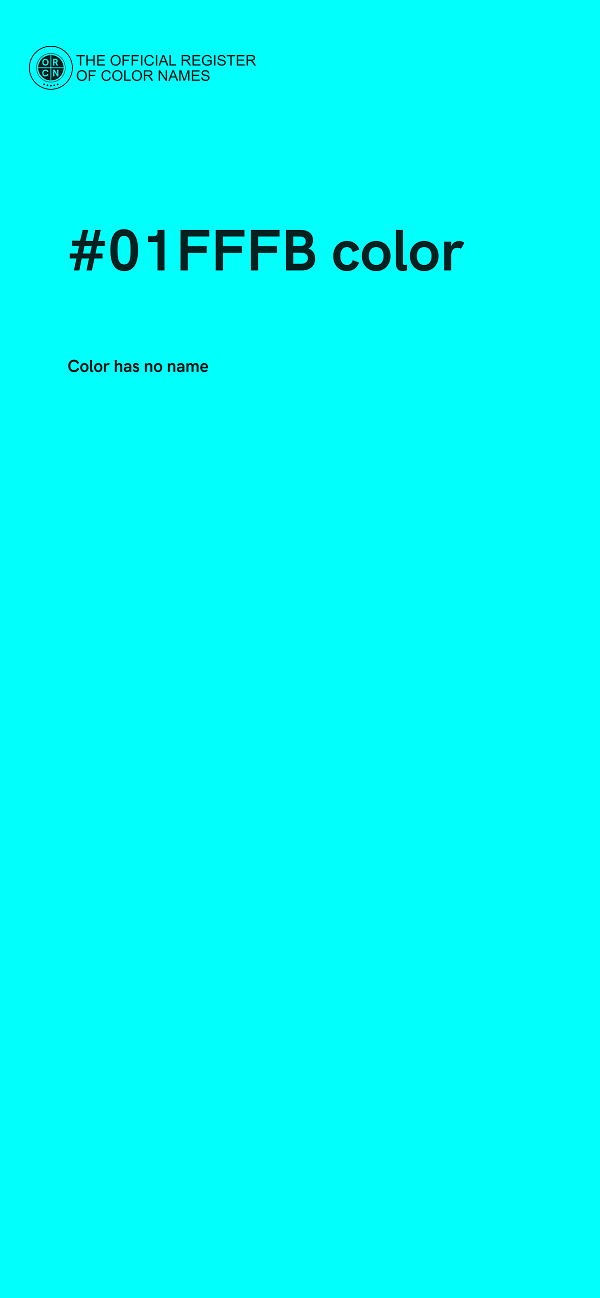 #01FFFB color image