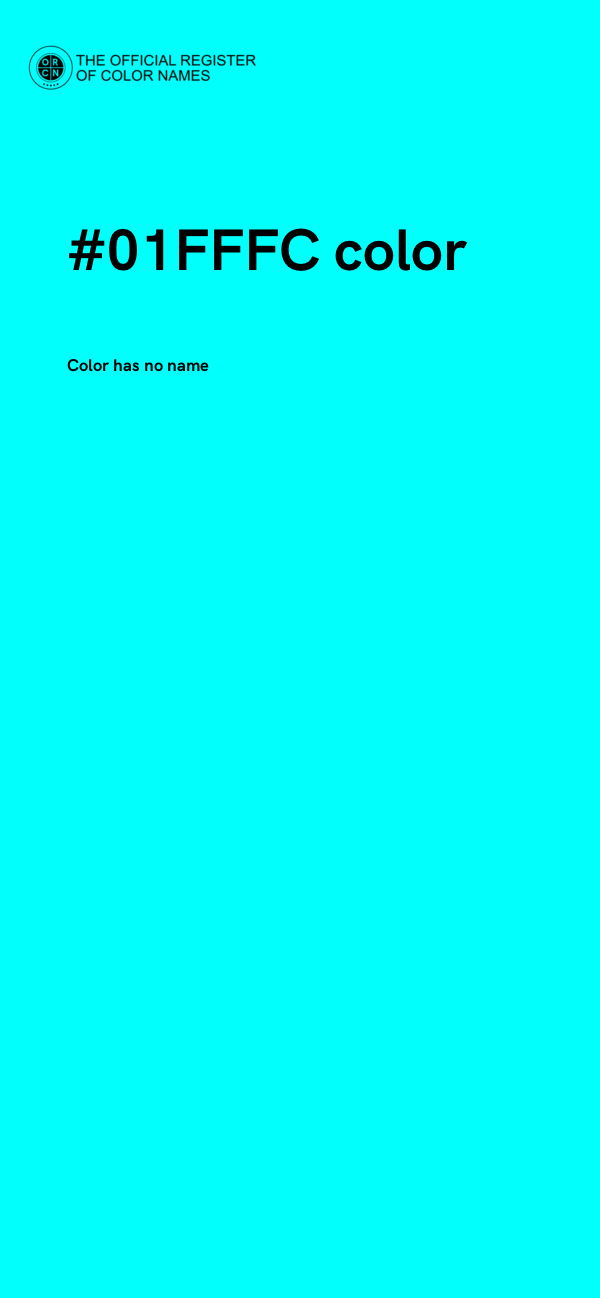 #01FFFC color image