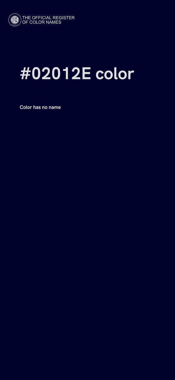 #02012E color image