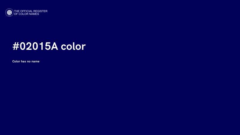 #02015A color image