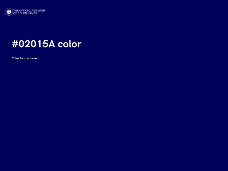#02015A color image