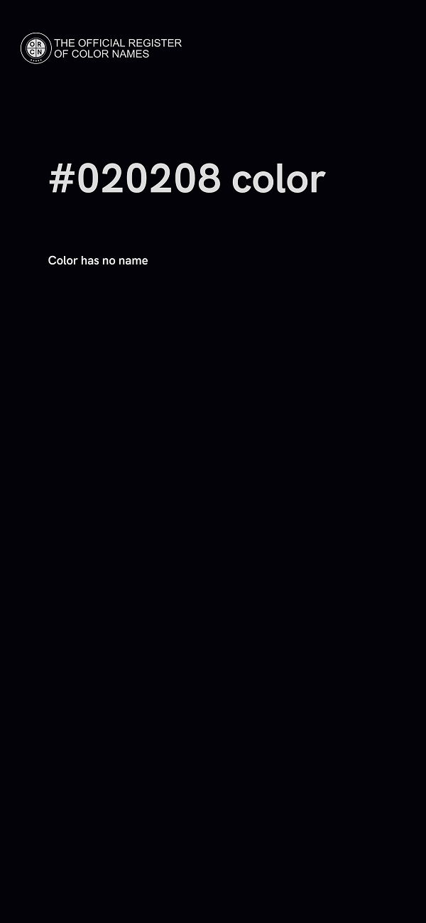 #020208 color image