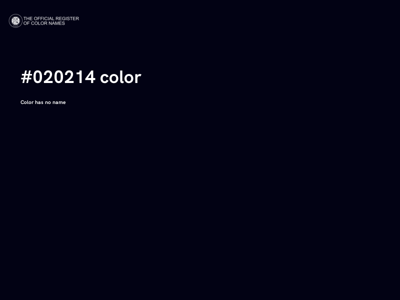 #020214 color image