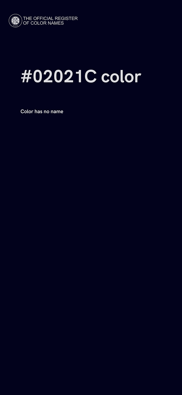 #02021C color image