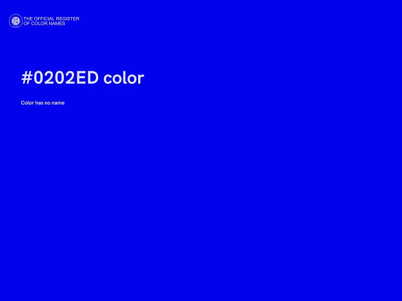 #0202ED color image