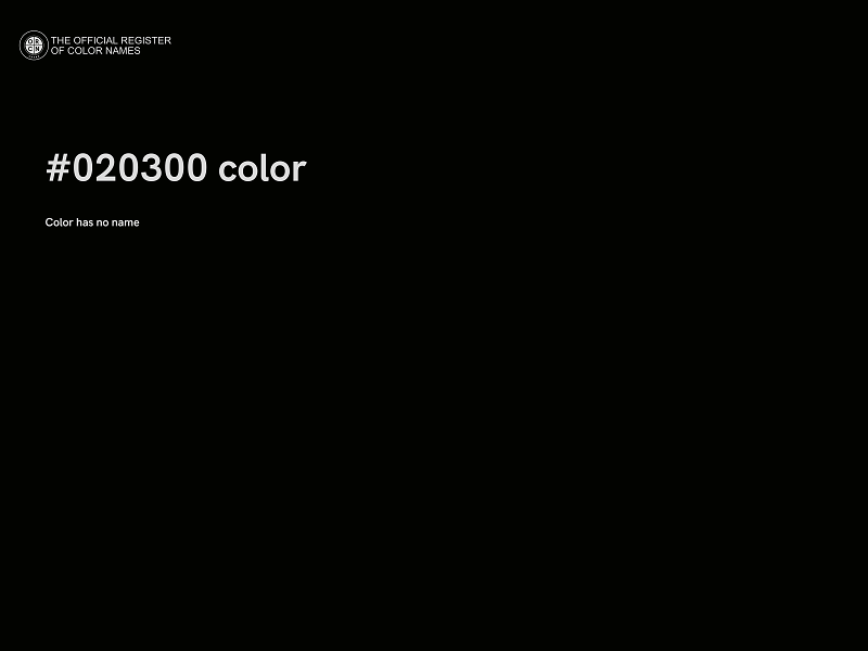 #020300 color image