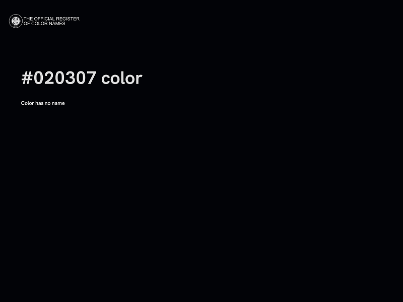 #020307 color image