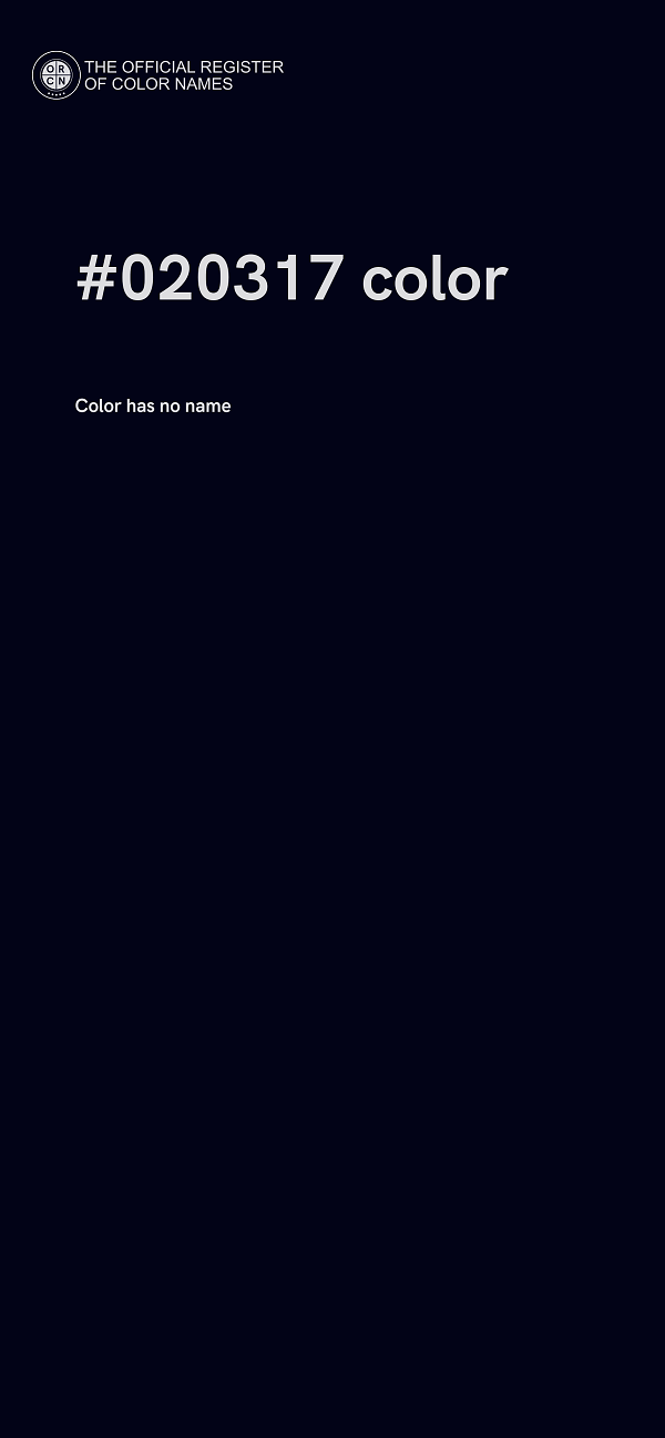 #020317 color image