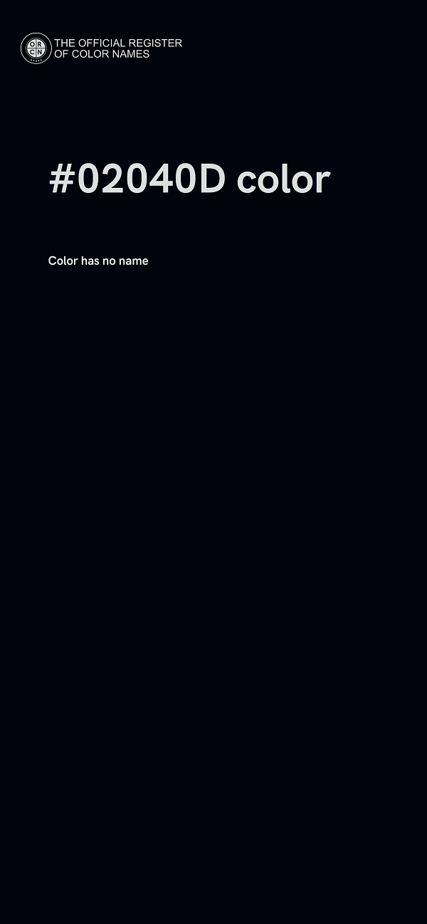 #02040D color image
